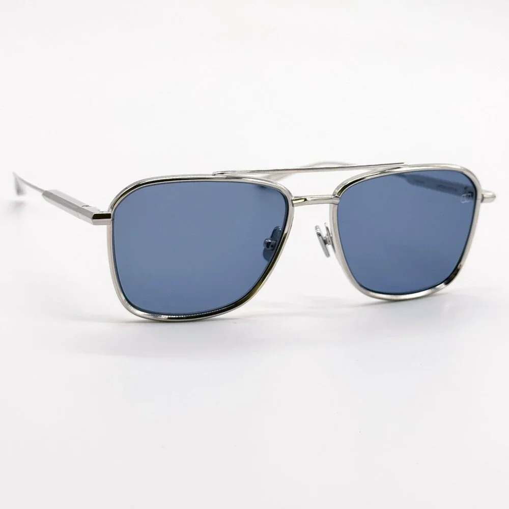 NEW VALENTINO SUNGLASSES VLS-168B LIMITED EDITION SILVER/BLUE UNISEX EYEWEAR